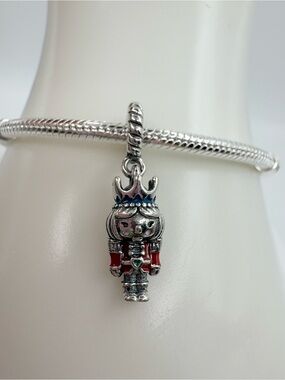 Pandora Christmas Festive Nutcracker Dangle Charm